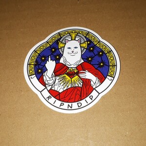 RIPNDIP リップンディップ　ステッカー　未使用　猫　ねこ　ネコ。