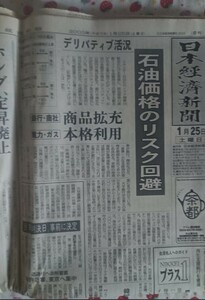 新聞紙 日本経済新聞 2003年1月25日 古紙 1部