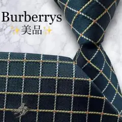 美品✨Burberrys ネクタイ　バーバリーズ　ホースロゴ　ジャガード