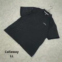 Callaway ゴルフシャツ DRYSPORT 半袖 ハーフジップ LL 黒