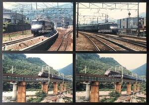EF55 電気機関車の写真４枚（EF55 1/レトロ/JUNK）