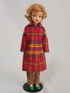 Doll Dressing*ハンドメイド タミーちゃんサイズお洋服セット人形アウトフィット衣装/ドレス/コート/アウター/パンツ/レトロ/ドール服tammy