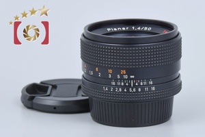 【中古】CONTAX コンタックス Carl Zeiss Planar 50mm f/1.4 T* AEJ