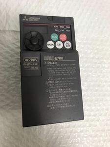 中古美品三菱電機 MITSUBISHI インバーター FR-E720-0.4K動作保証5/6 A-1