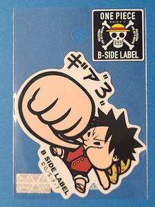 ワンピース B-SIDE LABELステッカー　ギア3　ONE PIECE