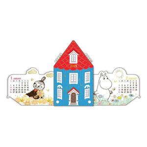 ムーミン 令和7年暦 2025Calendar キャラクター 卓上カレンダー2025年 スライドカレンダー