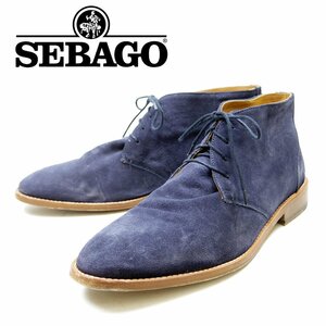 11.5D表記　29.5㎝相当　SEBAGO セバゴ　デザートブーツ　チャッカブーツ　スエード　ネイビー　BIGサイズ/U9519