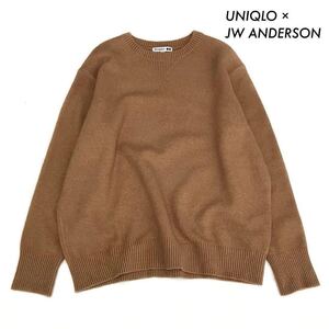 【送料無料】UNIQLO ユニクロ★JWA スフレヤーン クルーネックセーター ベージュ