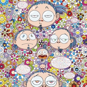 【真作保証】 村上隆 ☆ ポスター ☆ 悩み多き芸術家の悩み多き自画像 ☆ 限定 300枚 ☆ Takashi Murakami Edition Zingaro Poster お花 