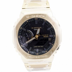 【4wwt0040】カシオ G-SHOCK フルメタルモデル　スマートフォンリンク GM-BZ100 黒文字盤【中古】腕時計 メンズ