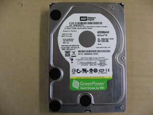 【ジャンク品、本体のみ】WESTERN DIGITAL WD5000AAVS [500GB SATA300]　WD5000AAVS-00ZTB0 ハードディスク・HDD(3.5インチ)