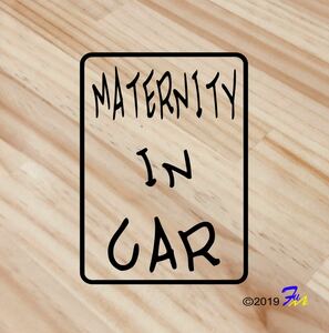 MATERNITY IN CAR16 ステッカー 全28色 #mFUMI