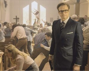 キングスマン　コリンファース　Kingsman The Secret Service　Colin Firth　輸入　写真　10861、約20.3x25.4cm