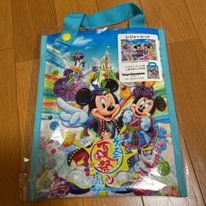 未使用・新品★ディズニーランド 夏祭り　バック付きレジャーシート★送料無料