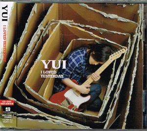 YUI【I LOVED YESTERDAY】初回生産限定盤・DVD付★CD