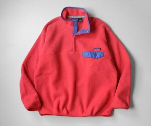 ☆オールド patagonia ◆ シンチラ フリースプルオーバー ピンク系 Lサイズ パーカー ジャケット ブルゾン パタゴニア ◆K2P