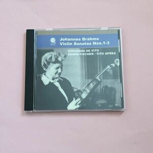 デ・ヴィート　ブラームス　ヴァイオリン・ソナタ集　CD 