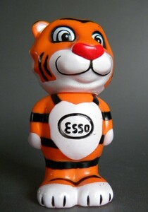 当時物 ★★ESSO エッソタイガー sofvi コインバンク 良好 !! ソフビ 景品 おまけ 販促 Esso Tiger 非売 貯金箱 ★★未使用デッドストック2