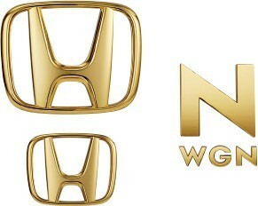 N-WGN/NWGNカスタム JH1/2 ：純正 ゴールドエンブレム/N-WGN用(廃盤 残り在庫わずか)