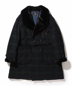 BEAMS PLUS20周年のスペシャルコレクション　WOOLRICH × BEAMS PLUS / 別注 BIG GAME HUNTING COAT　サイズL　ブラックウォッチ