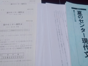 駿台　夏のセンター現代文　中野　板書　難関大　東大京大　超人気講座 東進 Z会 ベネッセ SEG 共通テスト　駿台 河合塾 鉄緑会 