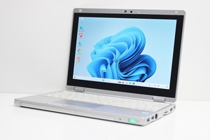 ノートパソコン 2in1PC Windows11 WPS office搭載 Panasonic レッツノート CF-RZ6 第7世代 Core i5 SSD256GB メモリ8GB タブレット WWAN