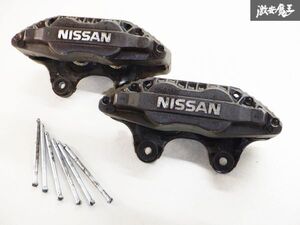 日産純正 HCR32 スカイライン タイプM ターボ 対向 4POT キャリパー フロント S13 S14 S15 シルビア 180SX R33 C33 流用にどうぞ!! 棚2J2