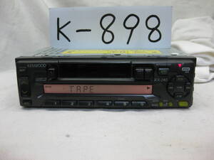 K-898　KENWOOD　ケンウッド　RX-240　1Dサイズ　カセットデッキ　故障品