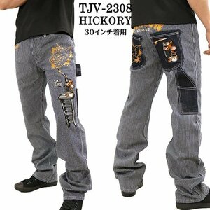 VANSON LEATHERS × TOM & JERRY トム アンド ジェリー 【定価\22000＋税】 デニムペインターパンツ TJV-2308 HICKORY 38 インチ