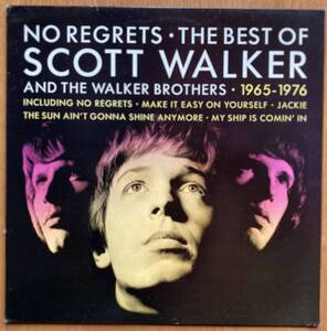 ◆WALKER BROTHERS/ウォーカー・ブラザース◆UK盤LP/NO REGRETS・THE BEST OF SCOTT WALKER AND WALKER BROTHERS・1965-1976