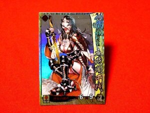 戦国大戦1590　Sengoku Taisen　TradingCard　トレーディング　キラカード　トレカ　立花誾千代　他098