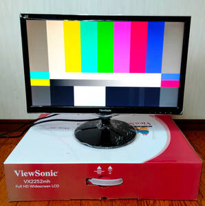 ViewSonic　22インチモニター　フルHD　60Hz　VX2252mh　浅いキズあり　Full HD