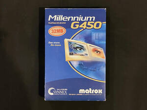 ★AGP★Matrox Millennium G450★DualHEAD 32MB★グラフィックスカード★新品・未使用★