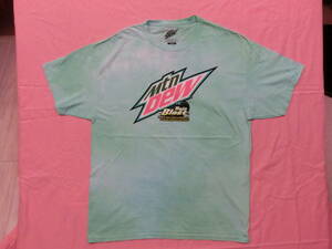 マウンテンデュー Mountain Dew Tシャツ Lサイズ タイダイ USAビンテージ 古着 企業物 アドバタイジング ドリンク コカコーラ ジュース 