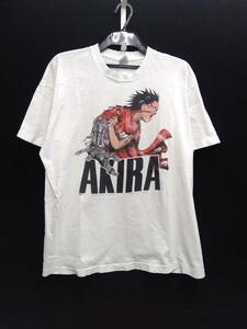 [80s] AKIRA FRUIT OF THE LOOM アキラ フルーツオブザルーム 鉄雄 メンズ 半袖Tシャツ 白 ホワイト L ヴィンテージ 古着 店舗受取可