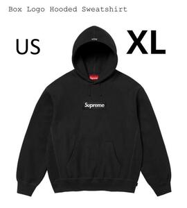 【新品未使用】 2024aw Supreme Box Logo Hooded Sweatshirt Black シュプリーム ボックスロゴ パーカー ブラック XL 3