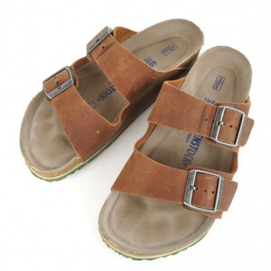 BIRKENSTOCK ビルケンシュトック アリゾナ スウェードサンダル 40 26.0 レギュラー ブラウン ドイツ製 0622-058