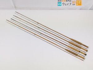 バンブーロッド フライロッド 計4点 ジャンク品