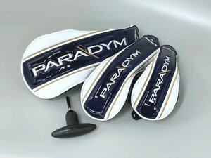 ■ヘッドカバー■キャロウェイ■PARADYM■ウッド用■3個セット■レンチ付き■未使用■1円～