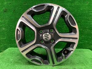 スズキ ハスラー MR31S 外し アルミホイール 15インチ 1本 15×4.5J PCD100 4穴 45