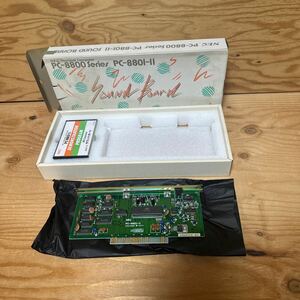 A90D4-241002 レア［PC8800Series PC-8801-Ⅱ　sound board サウンドボード　NECPersonal Computer　ジャンク品］