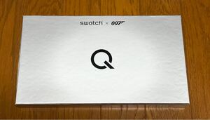 スウォッチ swatch 007 ノー・タイム・トゥ・ダイ　コラボ Qモデル 2Q SKIN Irony クォーツ SS07Z102 純正革ベルト 箱/保証書/取説付き 