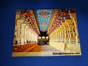 美術館グッズ〔海外〕　マグネット　インド　ラメスワラム寺院の柱状の廊下