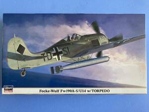 限定版　フォッケウルフ　Fw190A-5/U14 魚雷搭載型　 1/48 ハセガワ %HS