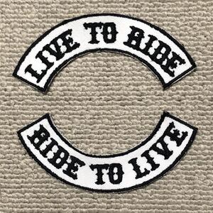 LIVE TO RIDE RIDE TO LIVE ビンテージワッペン ハーレーダビッドソン BUCO