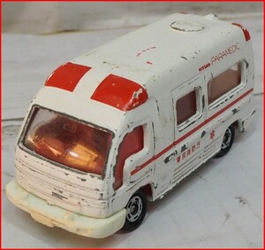 トミカ#51【NISSAN PARAMEDICニッサン日産パラメディック救急車】1/78ミニカー■トミー【中古・本体のみ】送料込