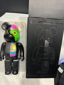 極美品 本物 正規品 BE@RBRICK KAWS ベアブリック カウズ 人体模型 400%