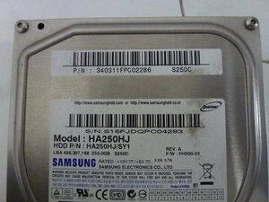 520312◆◇SAMSUNG HA250HJ SATA 250GB 初期保有◇◆