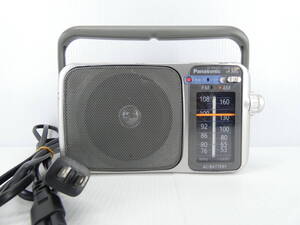 ★☆Panasonic ワイドFM対応 FM/AMポータブルラジオ RF-2450 動作品 ACコード付き☆★