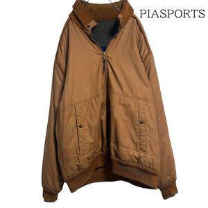 PIA SPORTS ピアスポーツ　ヴィンテージ used ブルゾン　サイズIV 古着　メンズ　vintage ジャケット　大きいサイズ